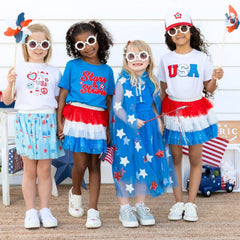 Bomb Pop Tutu - Dress Up Skirt- Kids 4th of July Tutu