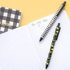 Camo + Gingham Notebook Set