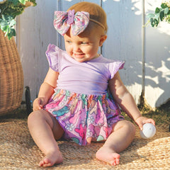 Easter Peeps Short Sleeve Tutu Bodysuit