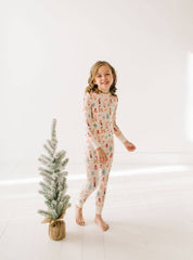 2 piece Bamboo Pajama in Nutcracker