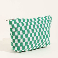 Spring Check Cosmetic Bag