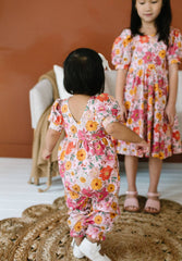 Rosie Romper in Autumn Garden