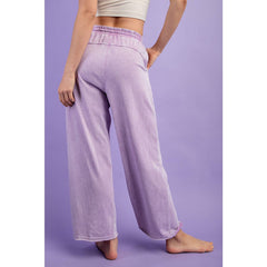 MINERAL WASHED COTTON SET: Lilac