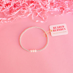 Harper Bracelet in Silver: Extended 7.25 inch