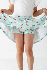 Pocket Skort in Roller Girl