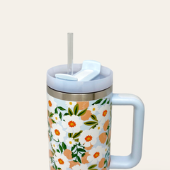 40oz Take Me Everywhere Tumbler - Flower Talk