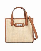 HARLOW STRAW SMALL TOTE