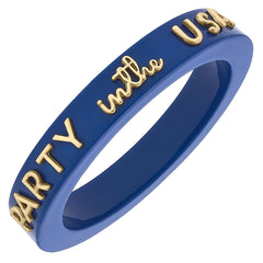 Party in the USA Resin Bangle