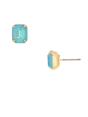 Octavia Stud Earrings - Blue