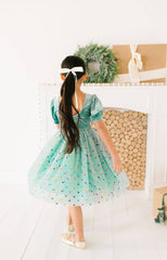 Diana Dress in Minty Confetti