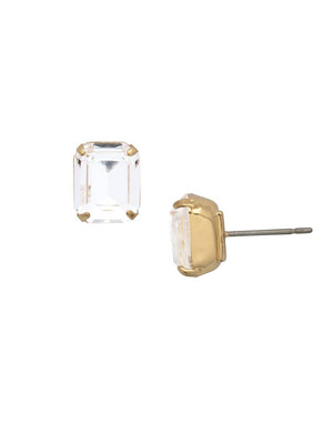 Octavia Stud Earrings -Clear