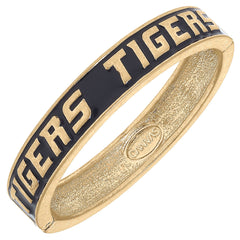 Missouri Tigers Enamel Hinge Bangle in Black