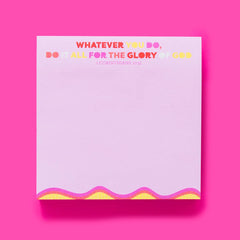 Glory of God Sticky Reminder Pad