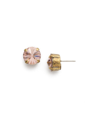 London Stud Earrings - Pink