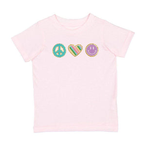 Peace, Love, Smile Short Sleeve T-Shirt