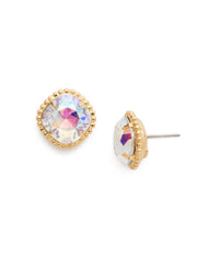 Cushion-Cut Solitaire Stud Earrings Vibrant