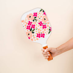 Pickleball Paddle - Lively Flora Pink