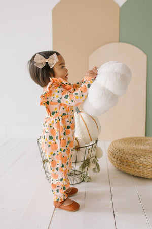 Mabel Romper in Pumpkin