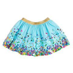 Aqua Confetti Tutu Tutu - Dress Up Skirt