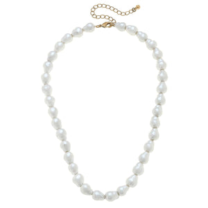 Bentley Freshwater Pearl Necklace in Ivory