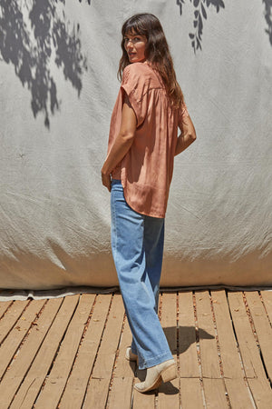 LOU SATIN TOP