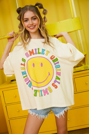 Smiley Originals Graphic Print Tee